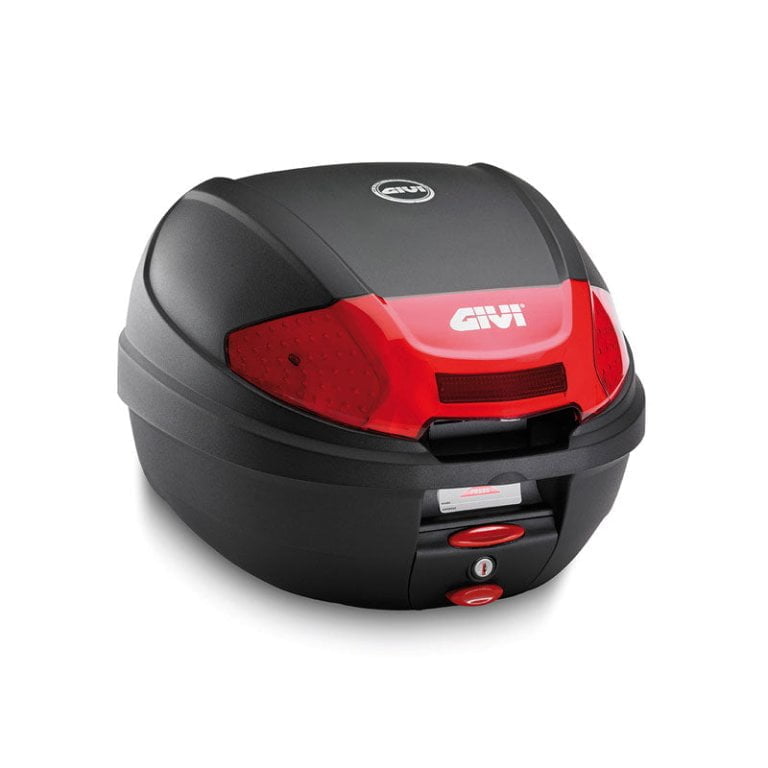 GIVI E300 – Monolock Topcase mit Platte – 30 Liter – Rot